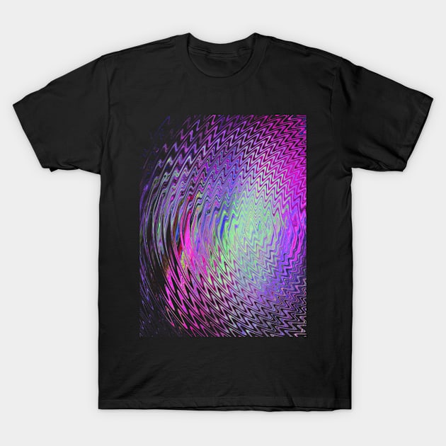 swirl zigzag abstraction T-Shirt by Stonerin